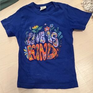 Urban Outfitters Blue Love is kind Baby Tee Size XS